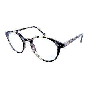 TIJN 761-T28 C6 Unisex Eyeglasses Frame Gray & Black Full Rim 48-22-145 mm
